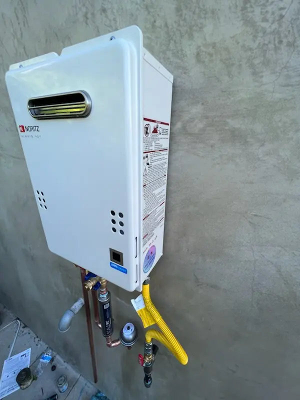 Tankless water heater installation for West Branch homes